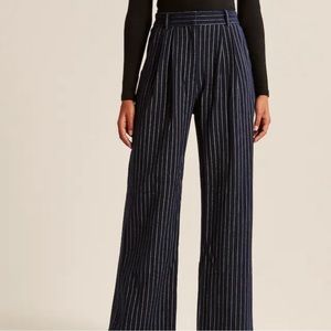 Tailored Brushed Suiting Wide Leg Pant A & F Dress Pant